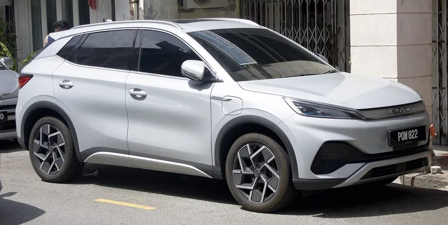 BYD Atto 3 (sinds 2022), een compacte elektrische SUV met de Blade-accu van BYD
